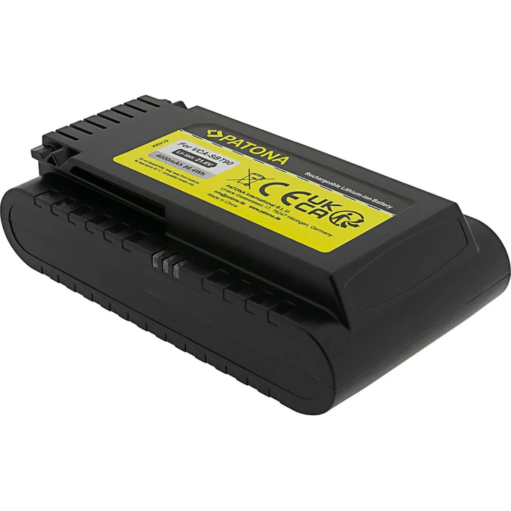 Patona Akku für Samsung VCA-SBT90, 21,6V 4000mAh Lithium-Ionen, Staubsauger Zubehör, Schwarz