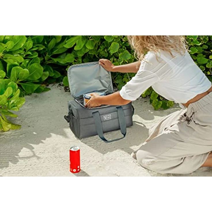 Resto Kühlbox 14 l, strapazierfähiges Polyester, PEVA-Isolierung, praktische Seitentasche – Bild 3