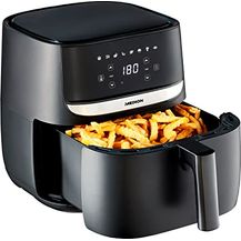 Bild für MEDION E50 XL Heißluftfritteuse (5,7 Liter Frittierkorb, ca. 1700 Watt, Digitales Bedienfeld, 8 Automatikprogramme, ölfreies Frittieren, 30 Min Timer, Überhitzungsschutz, MD10532)
