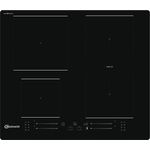 BAUKNECHT Induktions-Kochfeld BS 3560B CPNE, rahmenlos, 4 Flexzonen, Schwarz