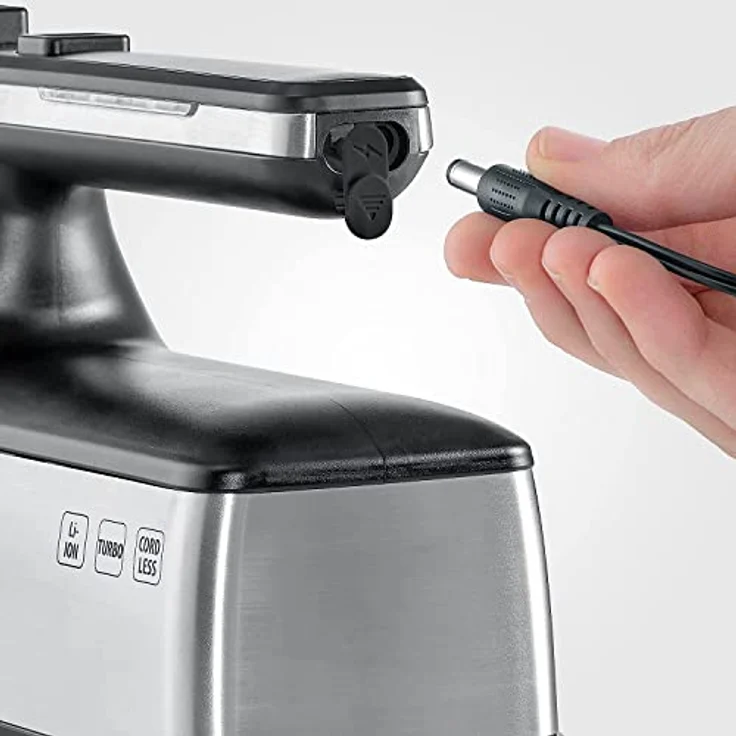 SEVERIN Kabelloser Handmixer, Handrührgerät ohne Kabel inklusive Knethaken mit ca. 120 Minuten Laufzeit, wiederaufladbarer Handrührer für die Küche, HM 3843 – Bild 5