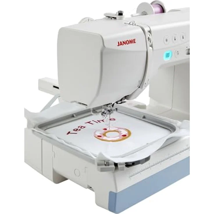 Janome Nähmaschine Memory Craft 1000, 300 Nähprogramme, 241 Stickmuster, USB-Schnittstelle, umweltfreundliche Verpackung – Bild 8