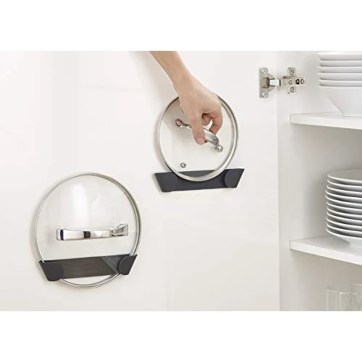 Joseph Joseph CupboardStore - 4 -teiliges Halterungen-Set für Topfdeckel - grau – Bild 5