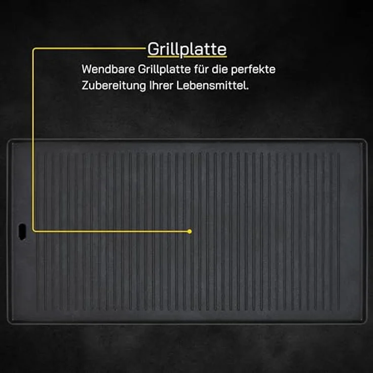 GUTFELS 8-Pfännchen-Raclette RACLETTE 4030 | Raclette Grill 8 Personen | 2100 W | Antihaftbeschichtung | Stufenlose Regulierung | Pizza-Pfännchen – Bild 2