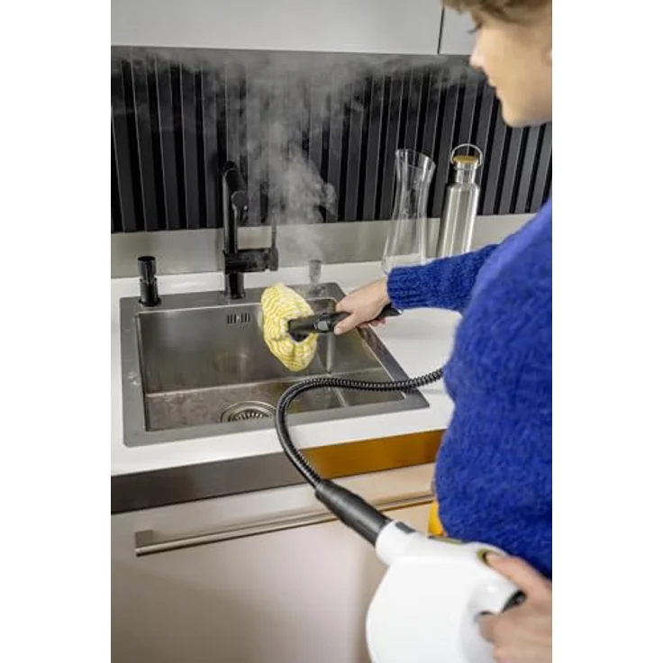 Kärcher Dampfreiniger SC 1 Multi Comfort, kompakter Handdampfreiniger mit porentiefer Reinigung – Bild 4