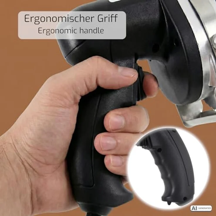 Saro 418-1020 ED 100 elektrisches Profi Schneidemesser für Döner und Gyros, Schwarz – Bild 7