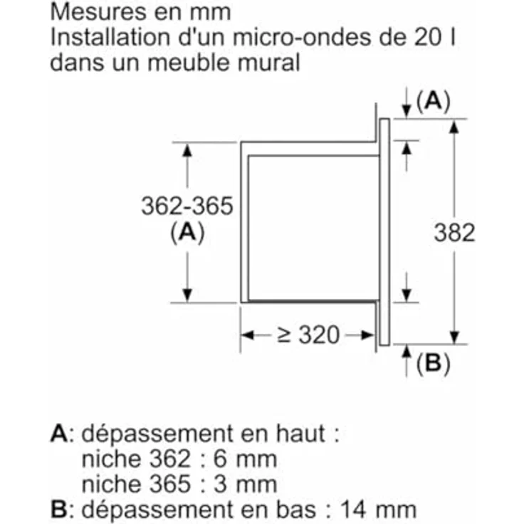 Bosch BFL523MB3F Einbau-Mikrowelle 20 l, 800 W, schwarz, mit AutoPilot7 und hydrolytischer Selbstreinigung – Bild 6