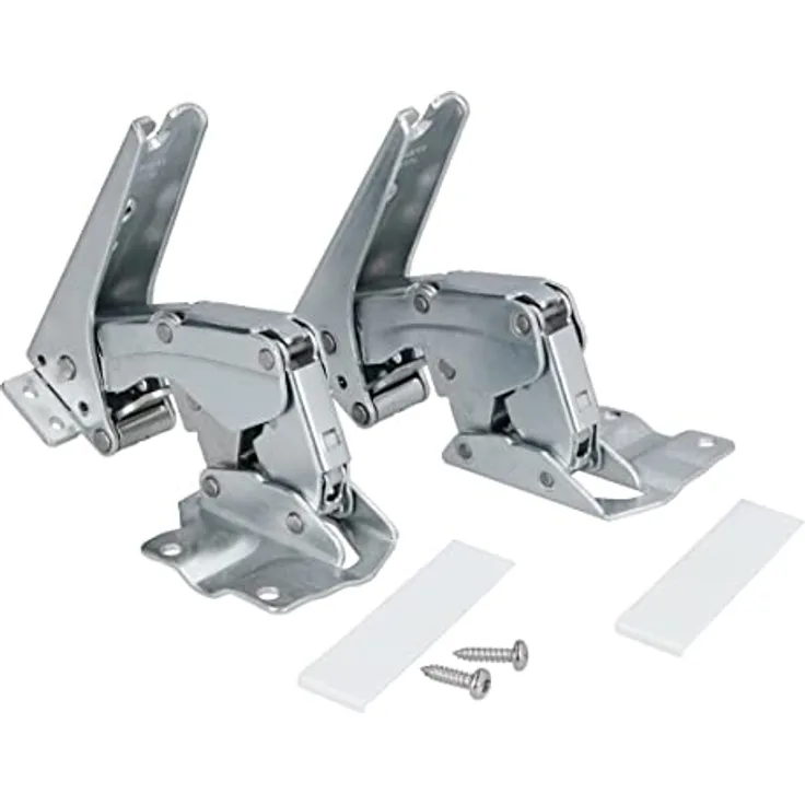Türscharnier Set wie BOSCH 00481147 für Kühlschrank Gefrierschrank Kühlgefrierkombination L95mm/B54mm/42mm 481147