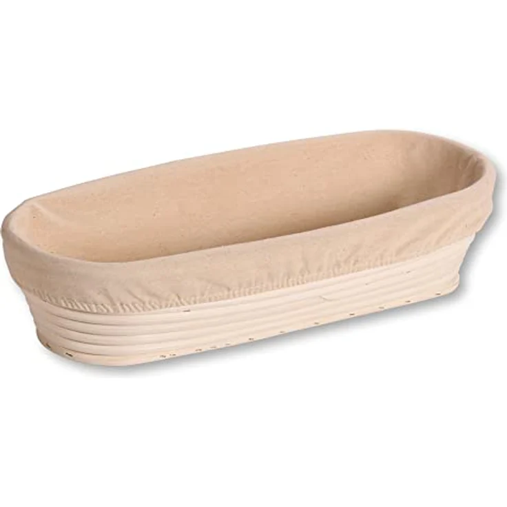 KESPER | Gärkörbchen, Material: Rattan, Textilfutter (abnehmbar), Maße: 35,5 x 15,5 x 9 cm, Farbe: Natur | 19633 – Bild 1