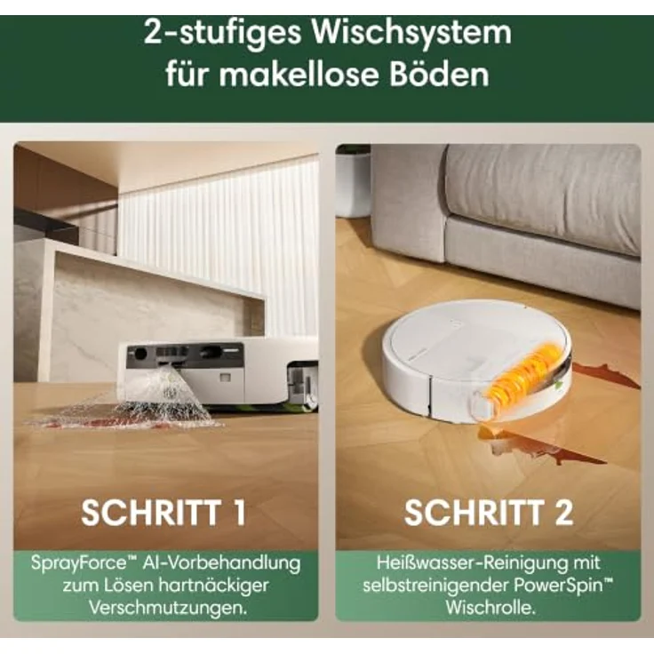 iRobot Roboter Staubsauger Combo 775 - White, 30.000 Pa Saugkraft, automatische Mopp-Reinigung, geeignet für Tierhaushalte – Bild 2