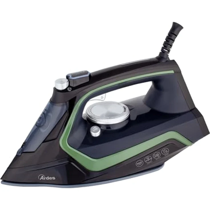 Poly Pool Vapor Pro ELITE Dampfbügeleisen, 2200 W mit keramischer Sohle, Schwarz-Grün, vertikales Dampfbügeln, automatisches Reinigungssystem – Bild 1
