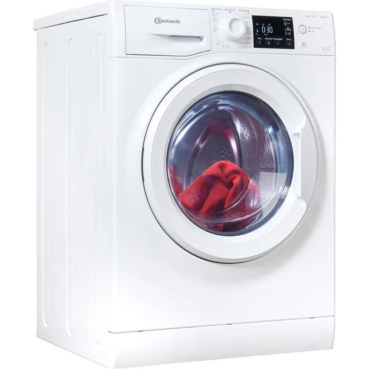 BAUKNECHT WT SUPER ECO 86 43 N, Waschtrockner mit 8 kg Waschen, 6 kg Trocknen, Invertermotor und Nachlegefunktion