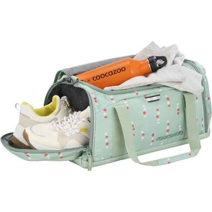 coocazoo Sporttasche Dancing Dots, 20 Liter Volumen mit Nasswäschefach, REFLEKTOR und verstellbarem Schultergurt – Bild 2