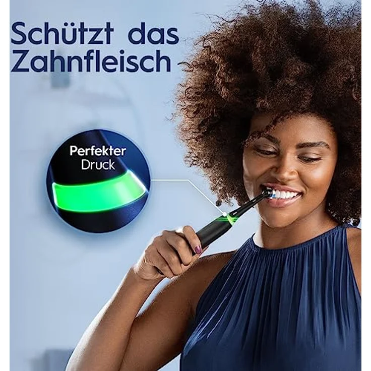 Oral-B iO Series 4 Plus Edition Elektrische Zahnbürste/Electric Toothbrush, PLUS 3 Aufsteckbürsten inkl. Whitening, Magnet-Etui, 4 Putzmodi für Zahnpflege, recycelbare Verpackung, matt black – Bild 5