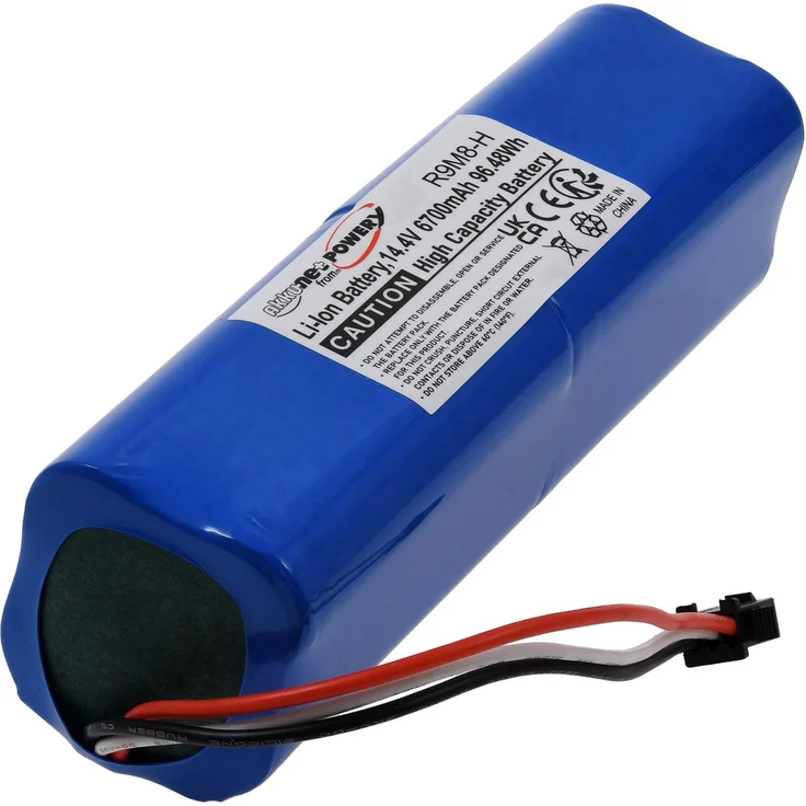 Powery Powerakku für Robojet X-Force Saugroboter, 14,4V 6700mAh Li-Ion