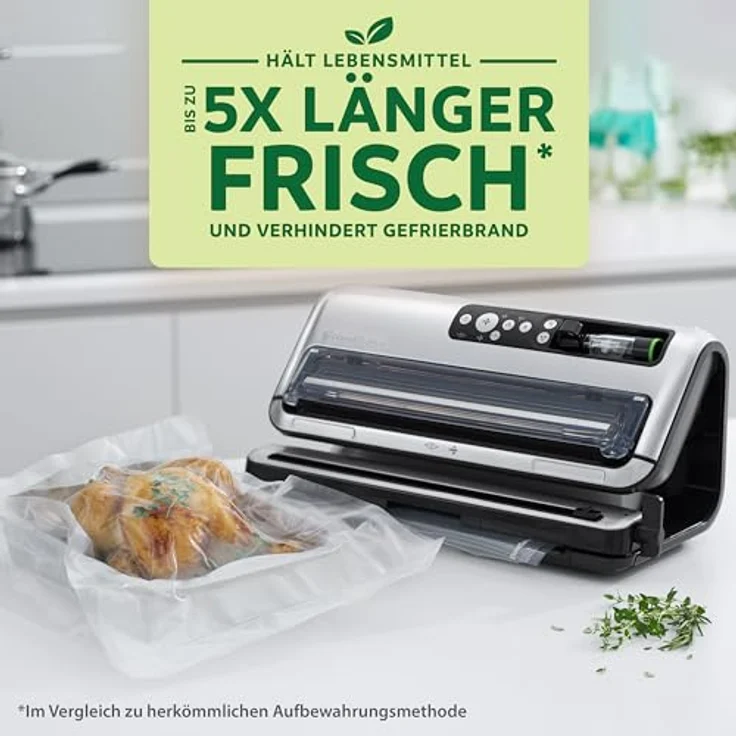FoodSaver FFS006X Folienschweißgerät - Vakuumierer - Vakuumiergerät – Bild 2