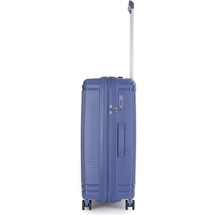Stratic Straw T - Trolley M (67cm) erweiterbar navy, geräumiges Hauptfach, extra Fächer – Bild 3
