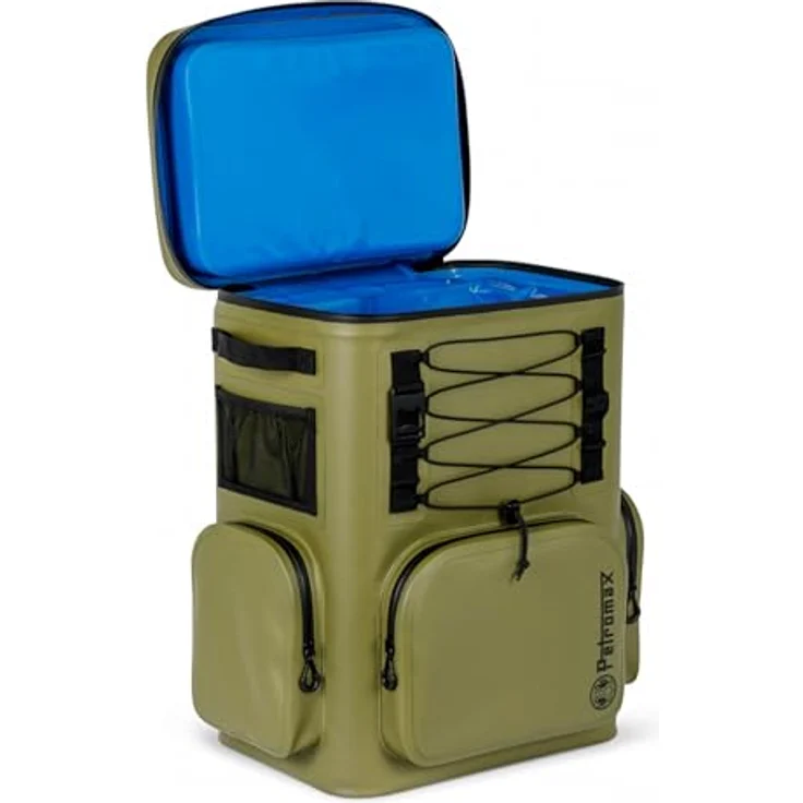 Petromax Kühlbox, 27 l, passive Kühlung, Olivgrün, leicht und robust für Outdoor-Aktivitäten – Bild 3