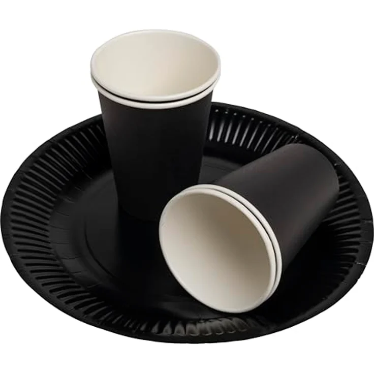 PRO NAPPE Pro Tischdecke 89111i, 15 Becher, 20 cl, Karton, Schwarz, FSC-zertifiziert – Bild 2