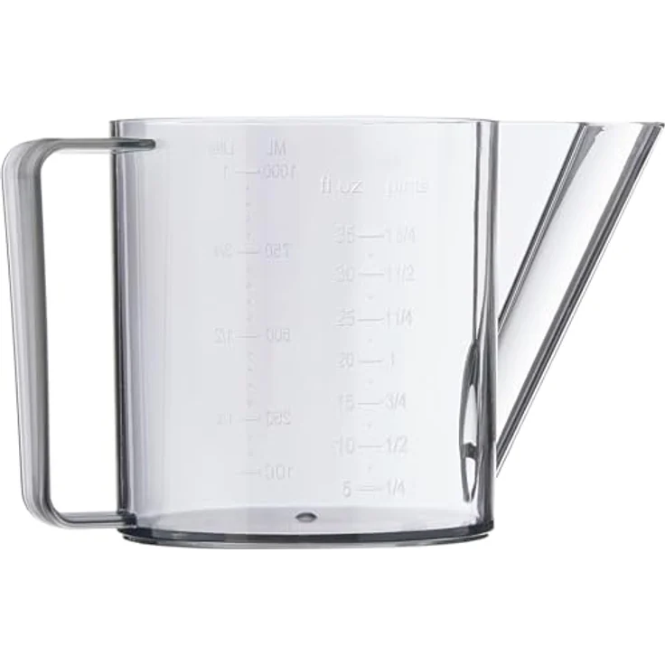 Westmark Fett-Trenn-Kanne, Degraissier-Kanne, Füllvolumen: 1 Liter, Kunststoff, Transparent, 30712260 – Bild 2