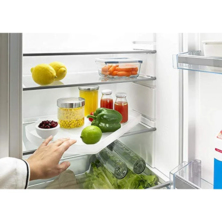 Hettich ComfortSpin Drehteller, 360° drehbar, lebensmittelechter Kunststoff, für Kühlschrank und Schrank, 42,5 x 28,5 cm, max. 8 kg Belastbarkeit – Bild 1