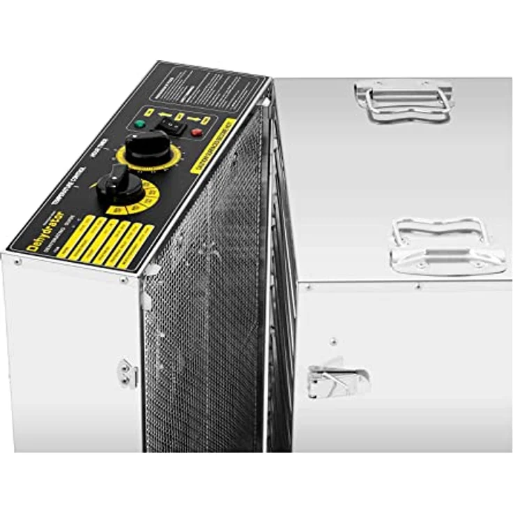 Royal Catering RCDA-1350/100S Dörrgerät Dörrautomat Obsttrockner Dörrapparat Dehydrator Obst 1.500 W 16 Etagen – Bild 4