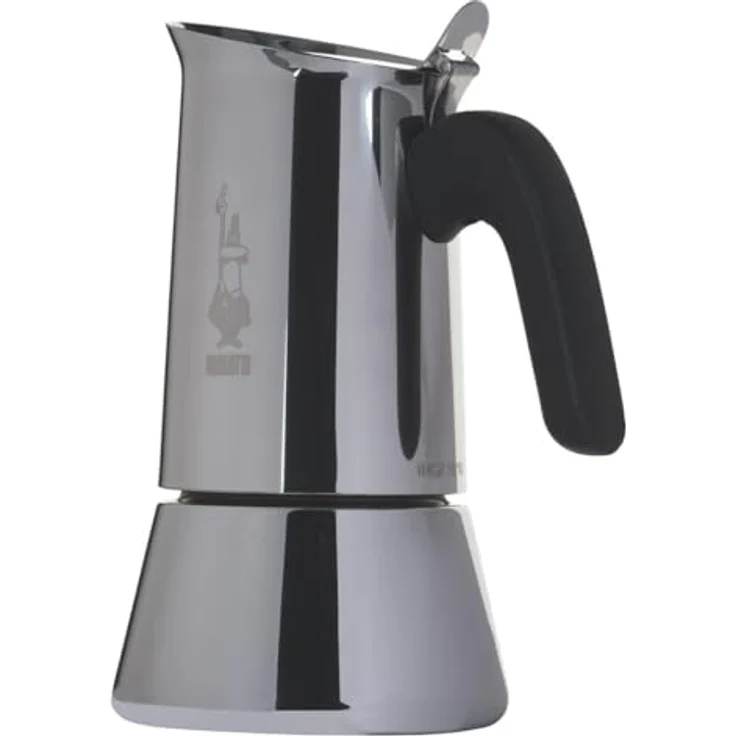 Bialetti Zestaw kawiarka New Venus 6 + Perfetto Moka Classic, Espressokanne, Silber – Bild 2
