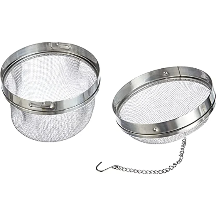 Küchenprofi Gewürzkugel Edelstahl, Teesieb / Gewürzsieb für losen Tee und Gewürze wie Pfeffer, Chili, Zimt und mehr, Gewürzsieb zum Mitkochen, Tee Ei, 10,5 cm – Bild 3