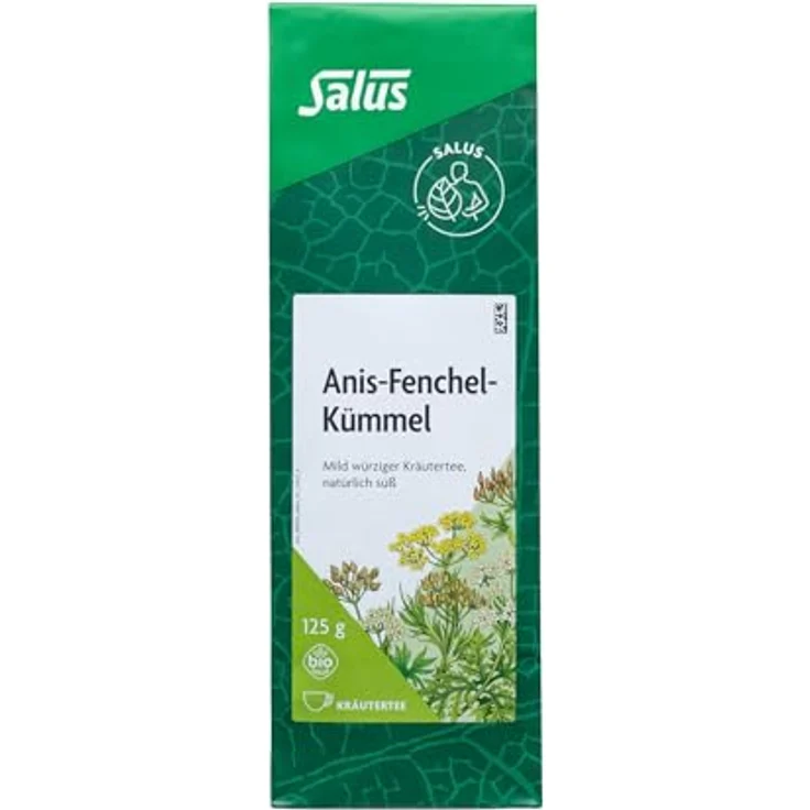 Salus Anis Fenchel Kümmel Bio, Teemischung aus hochwertigen Bio-Zutaten, 125 g – Bild 2