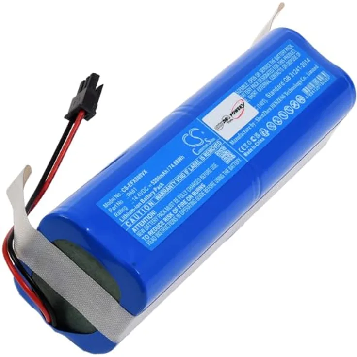 akku-net Akku für Saugroboter eufy RoboVac X8, X8 Hybrid, 14,4V, Li-Ion, Blau, 5200mAh/75Wh
