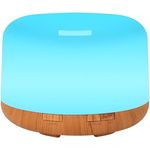 Retoo Aroma Diffuser, Ultraschall Aromatherapie Luftbefeuchter 300ml, Öle Diffusor mit 12 Lichtfarben LED - Duftlampe für Zuhause, Büro, Schlafzimmer, Yoga Spa