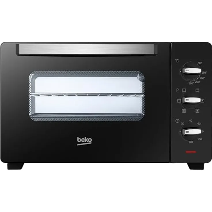 BEKO BMOF30B Elektro-Ofen, 1600 W, 30 l, Umluftbetrieb, schwarz
