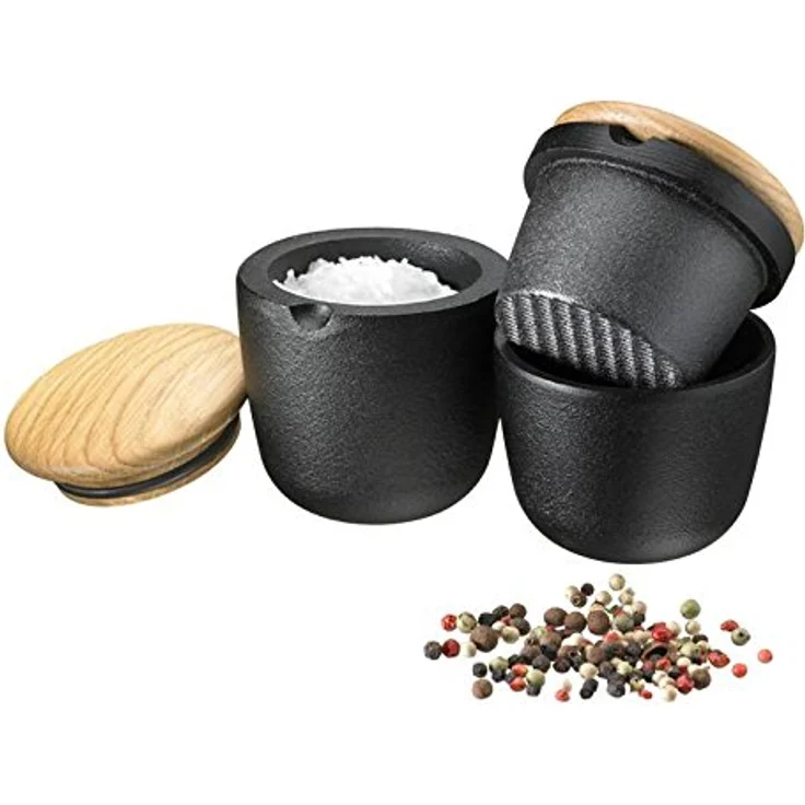 SKEPPSHULT Kräutermühle, Gusseisen, Schwarz-Braun, small – Bild 2