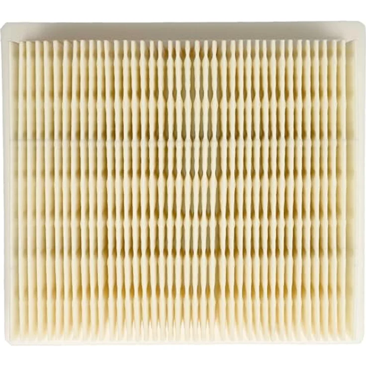 Vhbw Flachfaltenfilter Set, 2x kompatibel mit Worx WX031, WX031.9, weiß, für Nass- und Trockensaugen, staubfreie Raumluft – Bild 2