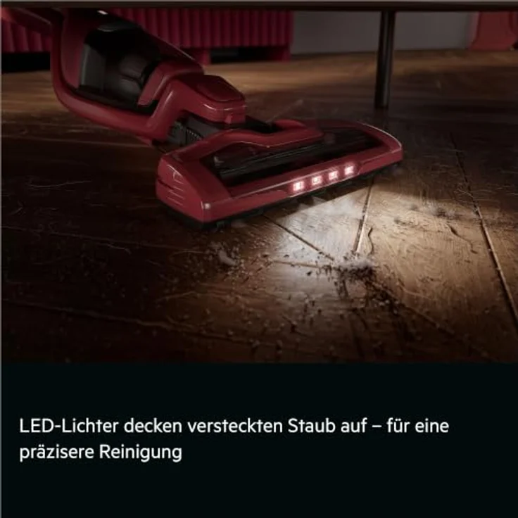 AEG Ergorapido Plus CX7-3-45CR, 2in1 Akku Staubsauger mit 50% stärkeren Saugkraft, rot – Bild 10