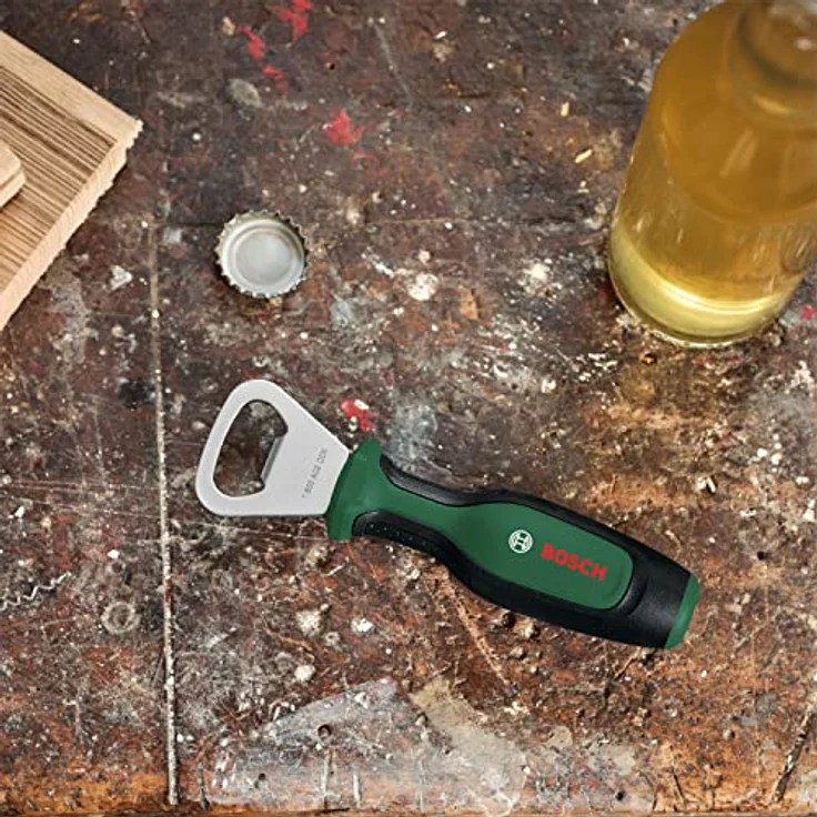 Bosch Flaschenöffner (stabiler und langlebiger Flaschenöffner für Werkstatt, Hobbyraum und Küche; ergonomischer Schraubendrehergriff mit Softgrip) – Bild 5