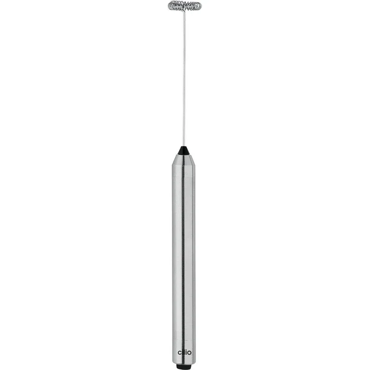 Cilio Milchaufschäumer CREMOSO DELUXE 103106, handlicher Milchschäumer inkl. Batterien und Rezepten, weiß – Bild 1