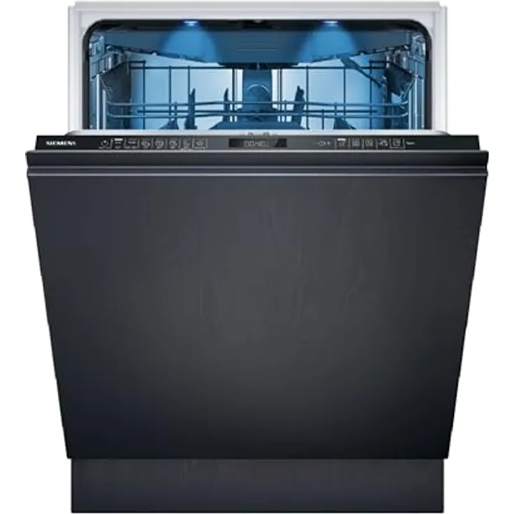 Siemens iQ500 SX65EX22CE, Voll integrierter Geschirrspüler, Standardgröße (60 cm), Schwarz, mit Berührsteuerung, 5 Jahre Garantie
