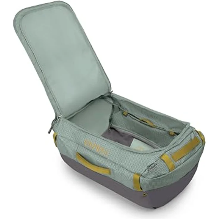 Osprey Transporter 65, Weekender Reisetasche aus 100% Nylon, 41 cm x 30 cm x 68 cm, frostige Minze-Soundwave Grau – Bild 6