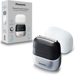 Panasonic ES-ACM3BW503 Series 700 Kompaktrasierer, Nass- & Trockenrasierer mit 3 Klingen, Bartdichten-Sensor+, IPX7 wasserdicht, USB-C-Aufladung, Weiß