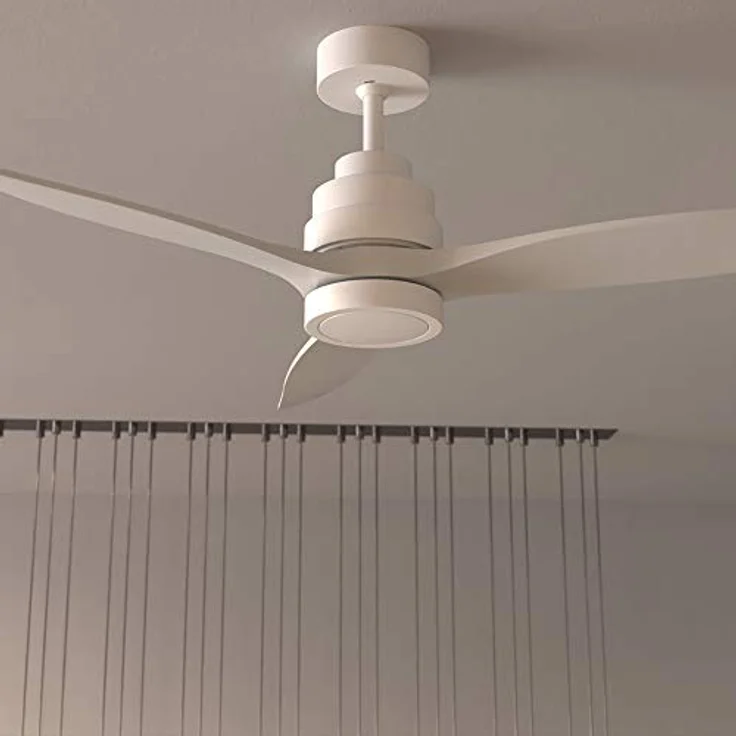 Cecotec Deckenventilator EnergySilence Aero 5200, 52" (132 cm) mit DC Motor, 40 W, LED Beleuchtung, Fernbedienung, Weißes Design – Bild 5