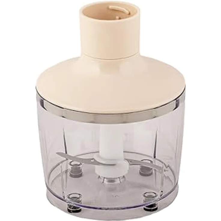 Tognana Iridea 3-in-1-Stabmixer, 400 W Leistung, Edelstahlklingen, 600 ml Becher, Champagnerfarben – Bild 2