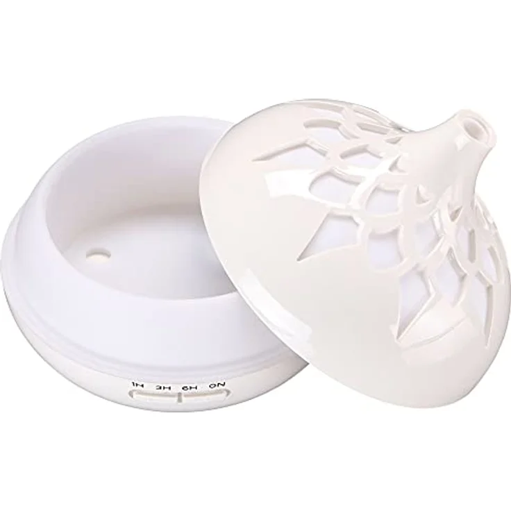 Sixtol Aroma Diffuser Palm, elektrischer Aroma Diffuser in weiss glänzend, 500 ml – Bild 4
