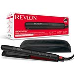 Revlon SmoothStay 25 mm Glätteisen mit Kokosnussöl-Infusion + Reisebeutel (schwimmende Platten mit abgerundeten Kanten, anpassbare Temperatur bis zu 235 °C) - RVST2211P