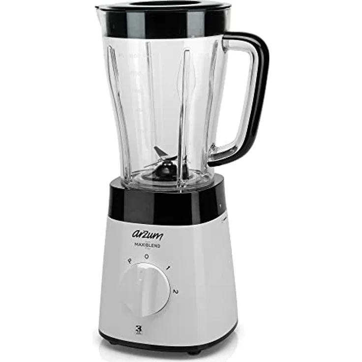 Arzum AR1057 Standmixer 500W Weiß/Schwarz, Standmixer, Schwarz, Weiss – Bild 4