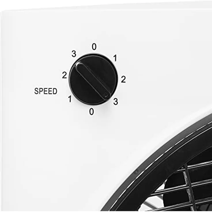 Tristar VE-5858 3 Leistungsstufen und oszillierendem Gitter, Drehrichtung des Luftstroms einstellbar, Timerfunktion für automatische Abschaltung, 30 cm Ø, 40 W, Weiß – Bild 7