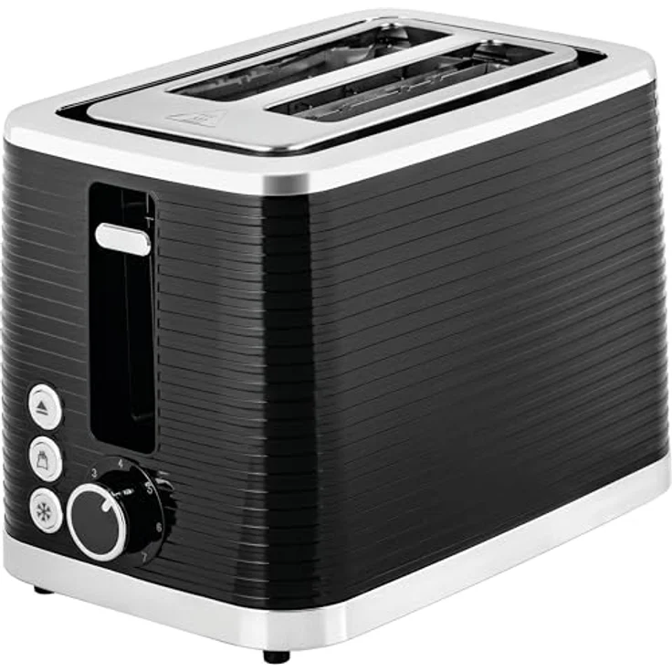 ECG Toaster ST 2750 Stripe, 2 Scheiben, 930 Watt, Auftaufunktion, Kunststoffgehäuse – Bild 3