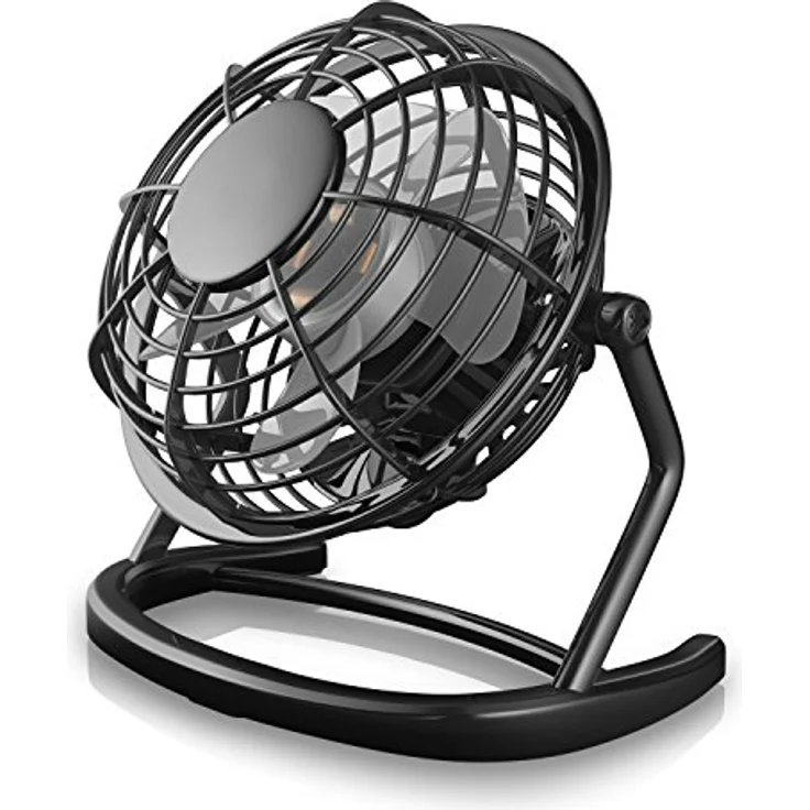 CSL USB Ventilator Tischventilator schwarz – Bild 3