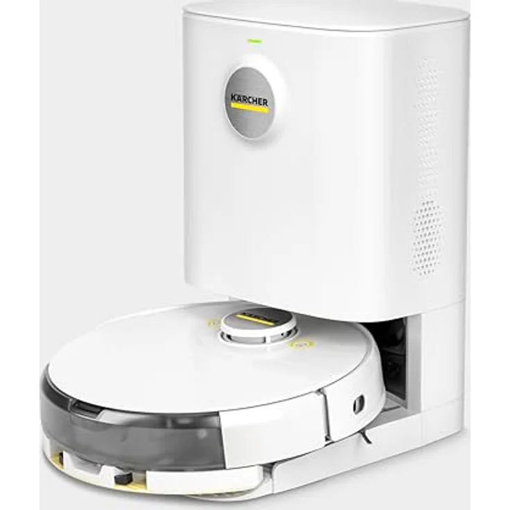 Kärcher Saugroboter RCV 5 mit Wischfunktion, App-Steuerung, LiDAR-Laser-Navigation, Dual-Laser und KI, Kartierung, Raumerkennung, 5000 Pa, 120 min Laufzeit inklusive Absaugstation RCV 5 – Bild 1