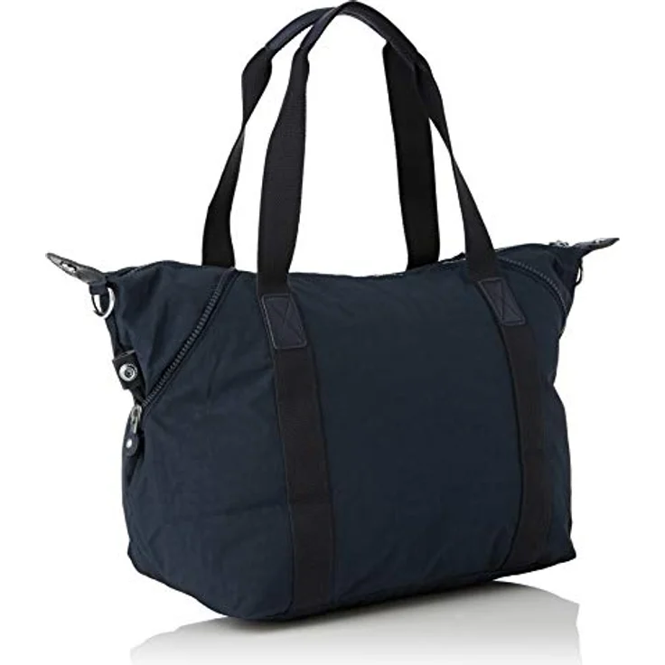 Kipling Basic Art Schultertasche, praktische Umhängetasche mit abnehmbarem Schultergurt und geräumigem Hauptfach, Blau – Bild 4